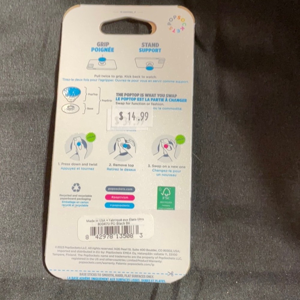 PopSocket PopGrip with Colorful Logo - Picture 2 of 2